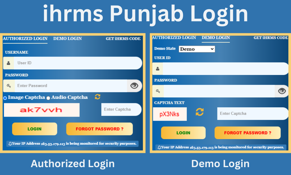 ihrms punjab login