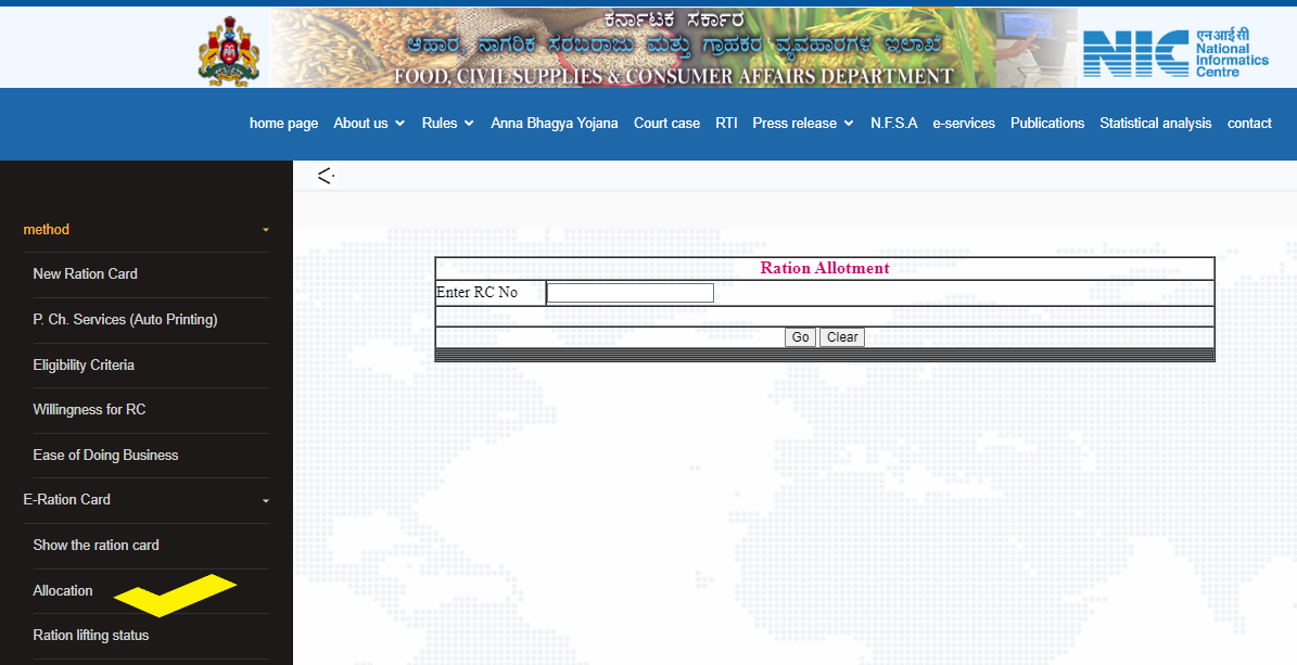 ration card karnataka online application 2023